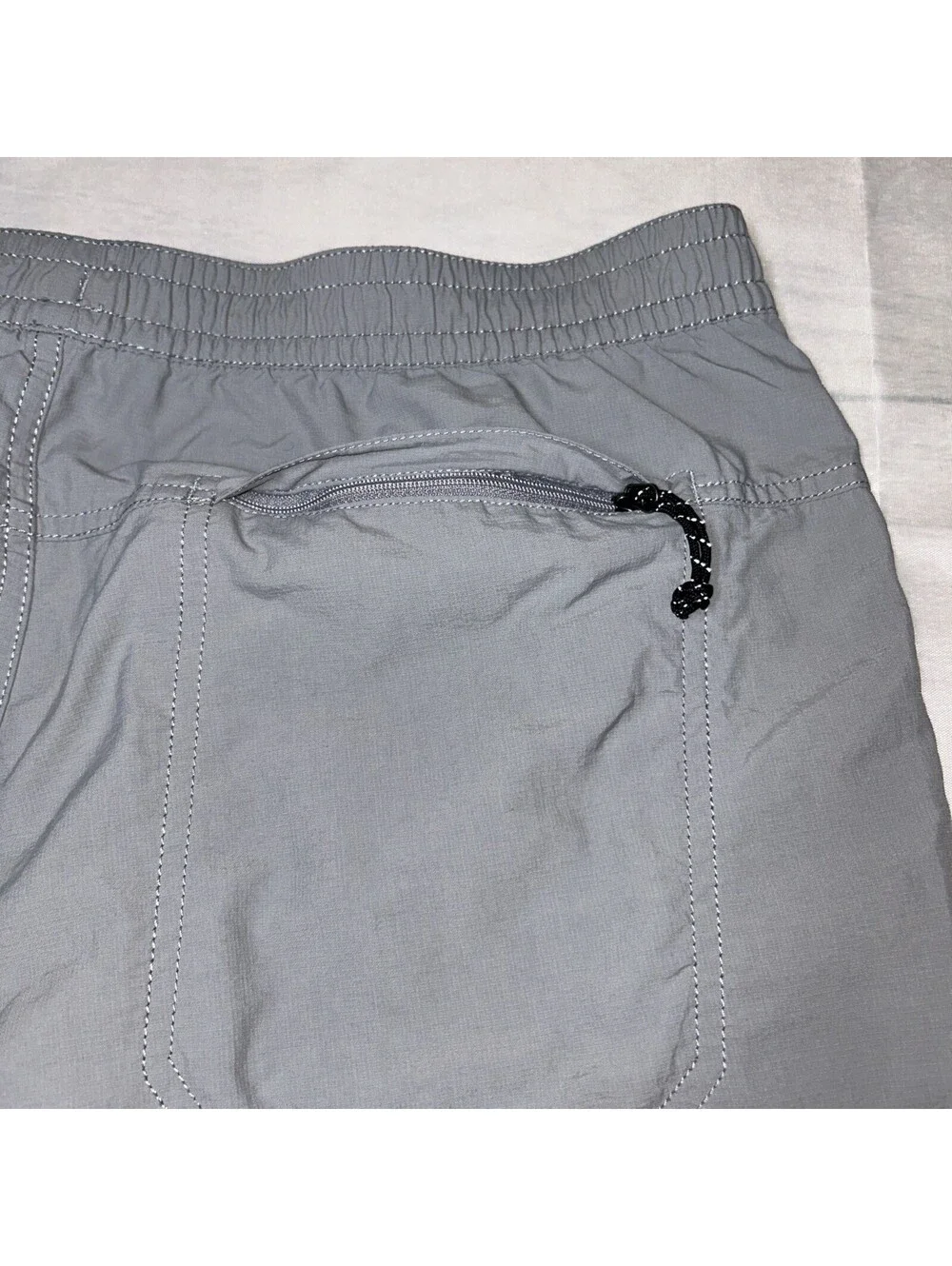 🔥🔥SOLD🔥🔥The North Face Mens Large Gray Flash Dry Hiking Fishing Shorts 9 Inch
